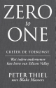 Productafbeelding Zero to one: creeer de toekomst 