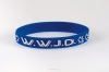 Productafbeelding Armband blauw WWJD duif Silicone