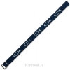 Productafbeelding Armbandje geweven vissen donkerblauw