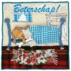 Productafbeelding Ek + envelop beterschap hond in bed