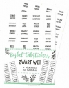 Productafbeelding Bijbel tabstickers zwart wit