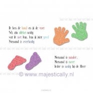 Productafbeelding Kinderkaart dit is mijn hand en dat mijn