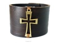 Productafbeelding Petrus leren armband bruin mannen