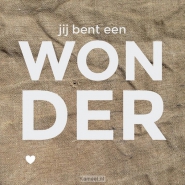 Productafbeelding Jij bent een wonder