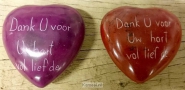 Productafbeelding Dank U voor Uw hart vol liefde rood hart