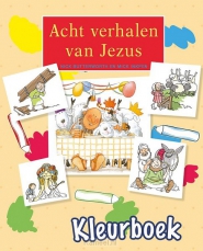 Productafbeelding Acht verhalen van Jezus - kleurboek