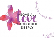 Productafbeelding Enkele kaart Above all love each other deeply