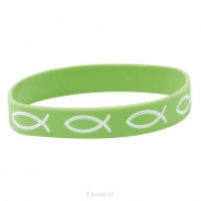 Productafbeelding Armband vis groen sillicone