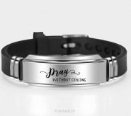 Productafbeelding Siliconen armband pray